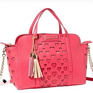 Betsey Johnson Pink Bag with Tassels
